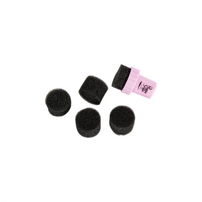 Eponges + applicateur pour d&eacute;grad&eacute;s Nail art x5