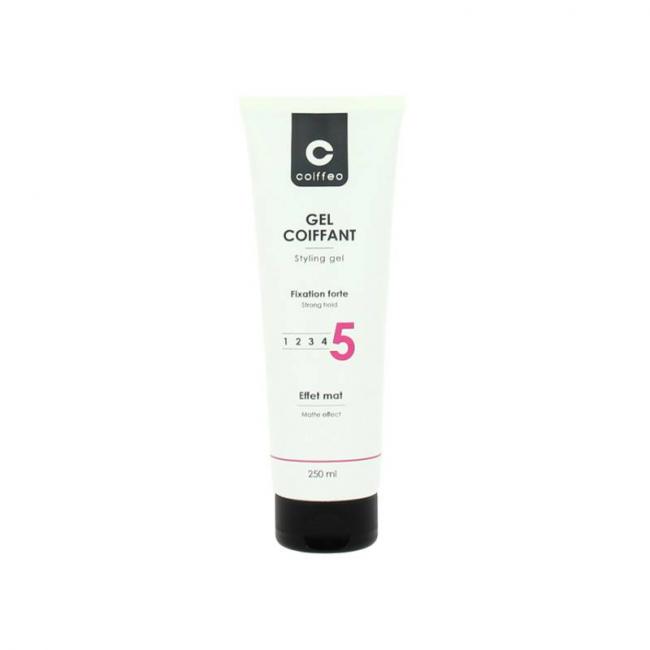 Gel coiffant fixation forte effet mat