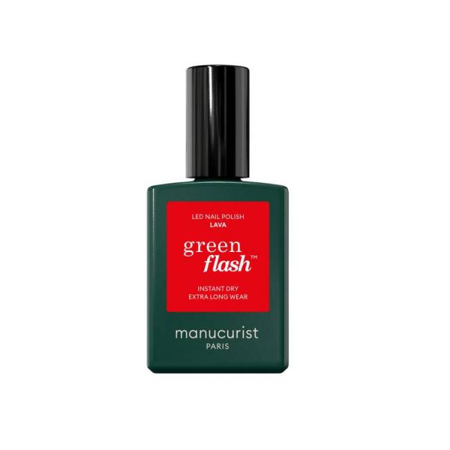 Vernis LED &ndash; Lava &ndash; rouge volcanique, tenue 12 jours, brillance extr&ecirc;me