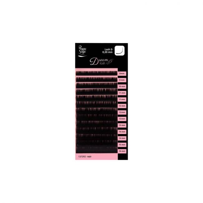 Cils volume russe DreamLash D 0.20mm Noir - 8 &agrave; 16mm