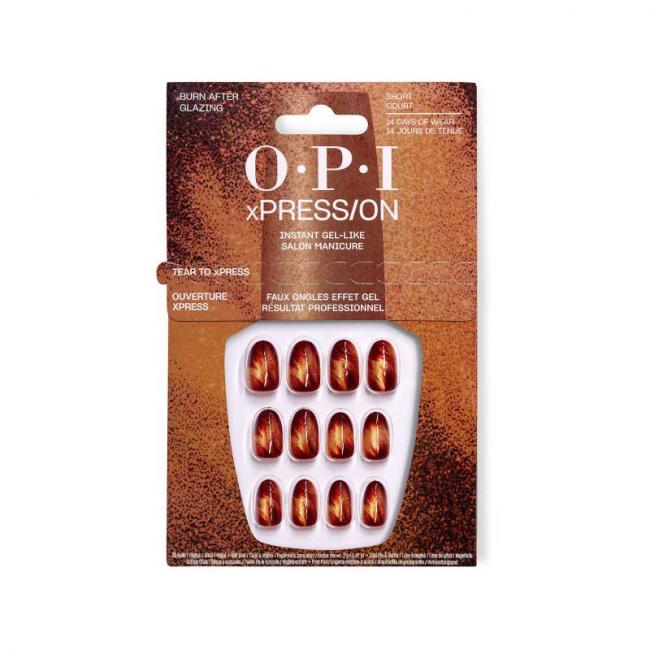 xPRESS/ON Burn After Glazing &ndash; Faux ongles effet gel r&eacute;utilisables