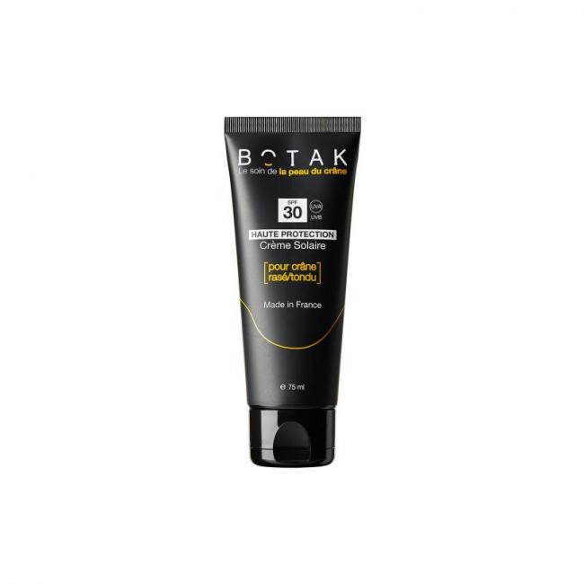 Cr&egrave;me Solaire pour cr&acirc;ne ras&eacute; ou tondu