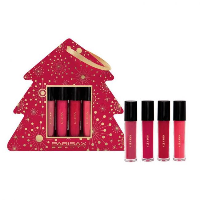 Coffret sapin 4 gloss &agrave; l&egrave;vres
