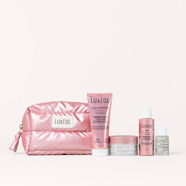 Trousse voyage Lux&eacute;ol Routine Brillance &ndash; &eacute;clat, hydratation, souplesse