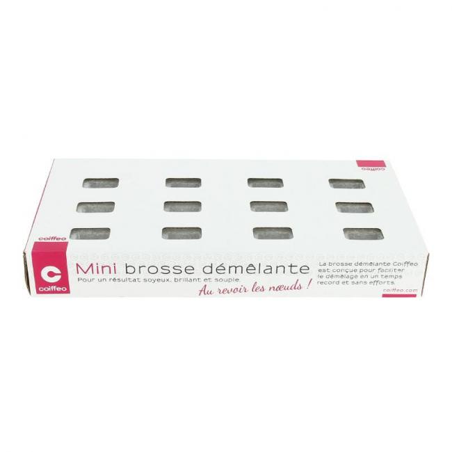 Pr&eacute;sentoir brosses d&eacute;m&ecirc;lantes Enfant (12 emplacements vides)