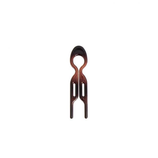 Set de 2 Hairpin Écaille Clair 7 cm