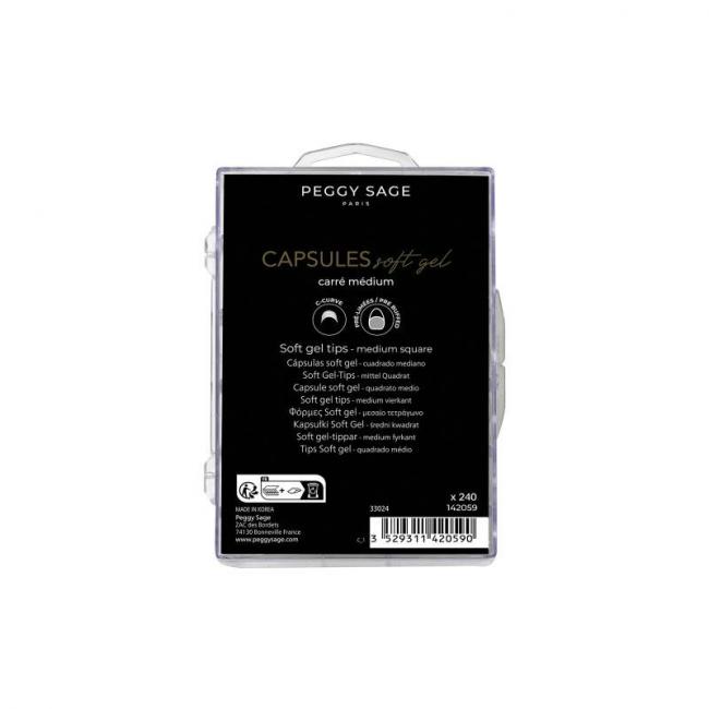 Capsules Soft Gel - Carr&eacute; m&eacute;dium x240