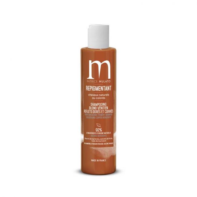 Shampoing Repigmentant Blond v&eacute;nitien - reflets dor&eacute;s et cuivr&eacute;s