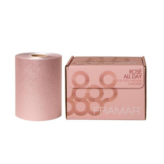 Rouleau d'aluminium gaufr&eacute; Medium &ndash; Ros&eacute;