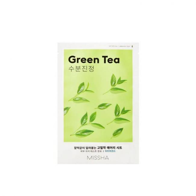 Masque tissu hydratant Green Tea &ndash; hydratation, confort, fra&icirc;cheur