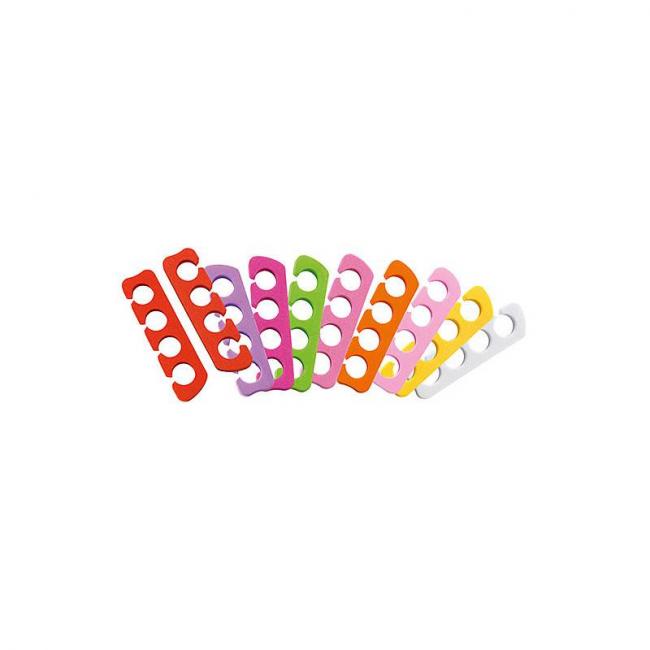 Paires de s&eacute;parateurs d'orteils x10