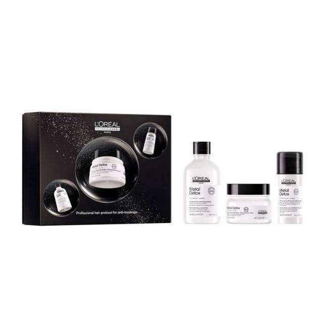 Coffret trio Metal Detox &ndash; anti-casse, protection, pr&eacute;servation couleur