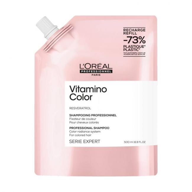 Éco-Recharge Shampoing Fixateur de Couleur Vitamino Color