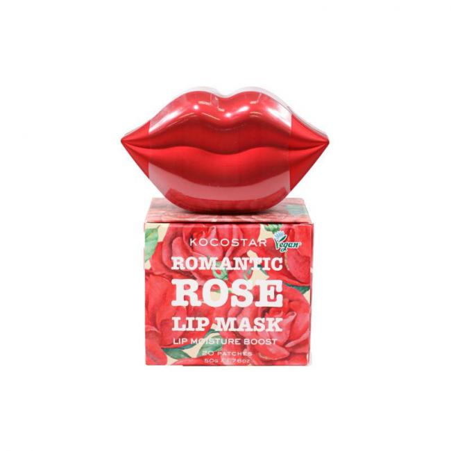 Masque l&egrave;vres hydratant all-in-one Romantic Rose - 20 patchs