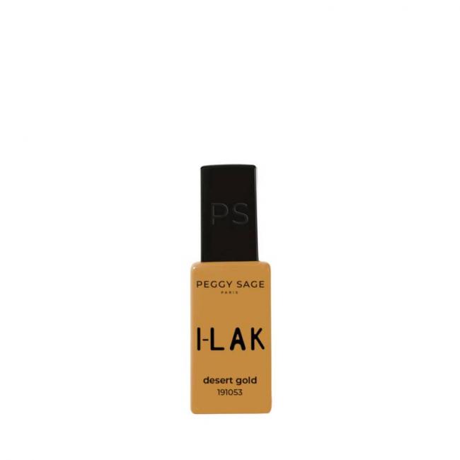 Vernis semi-permanent I-LAK &ndash; couleur Desert gold, tenue longue dur&eacute;e