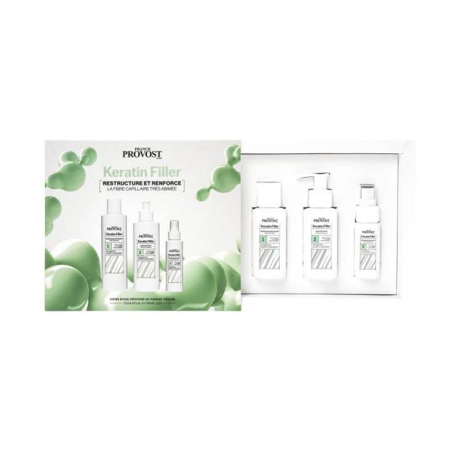 Coffret d&eacute;couverte Keratin Filler (2x60ml + 30ml) &ndash; r&eacute;paration et nutrition
