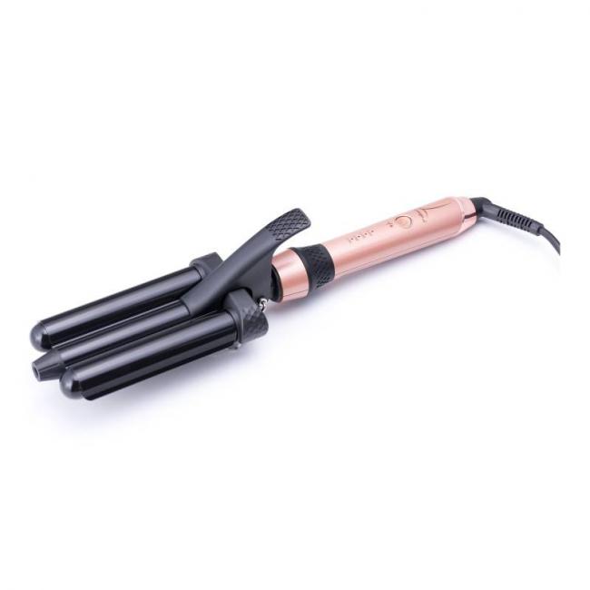 Fer &agrave; onduler 3 branches Beach waver Diamond Rose Gold