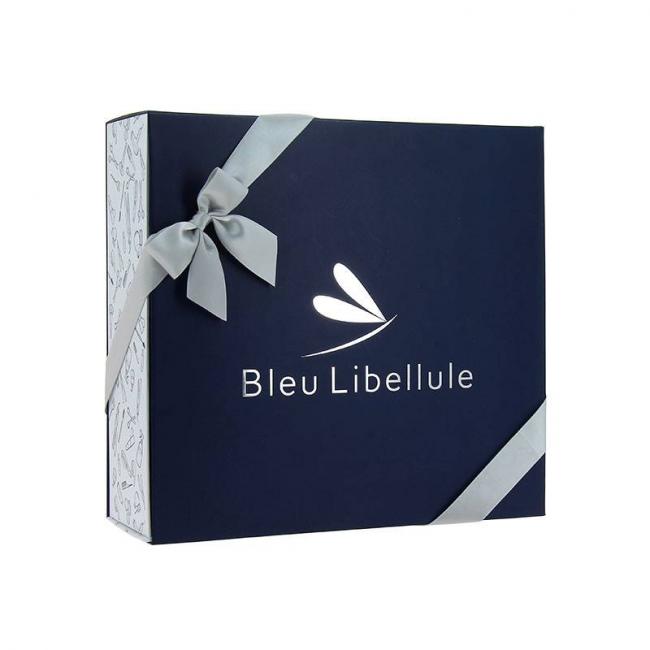 Bo&icirc;te cadeau Bleu & Argent