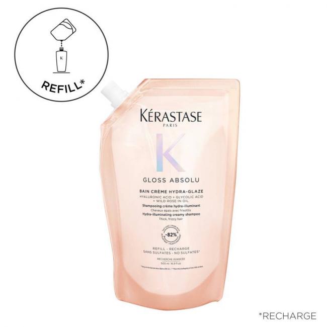 Recharge shampoing cr&egrave;me Gloss Absolu &ndash; hydratation, anti-frisottis