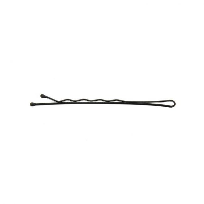 Pinces guiches ondul&eacute;es bouts perl&eacute;s 75mm 500g Noir