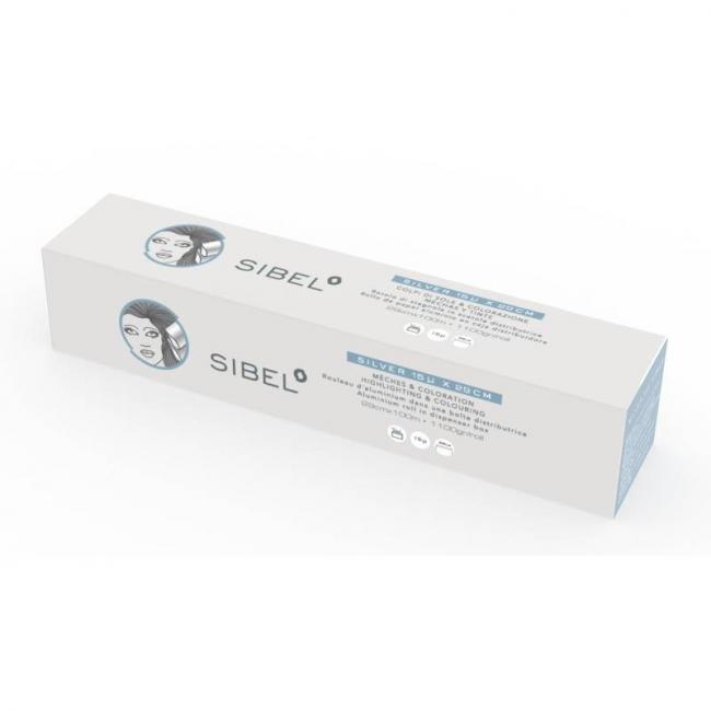 Rouleau aluminium m&egrave;ches 29cm x 100m - 1100gr 15&micro; - bo&icirc;te distributrice