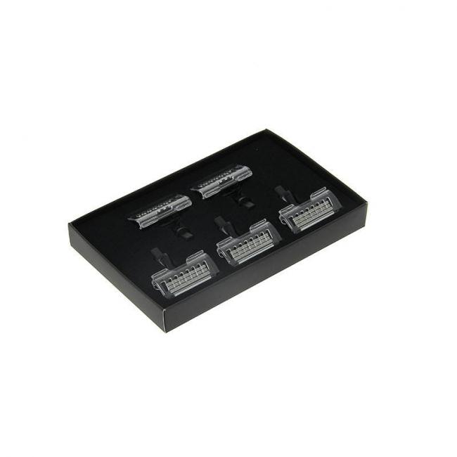 Set de 5 t&ecirc;tes magn&eacute;tiques &agrave; 6 lames