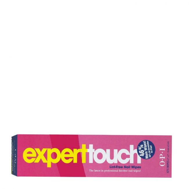 Lingette sans tissu ouat&eacute; Expert touch nail wipes x475
