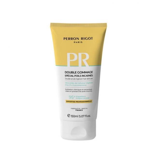 Double gommage &ndash; exfoliation douce, confort, poils incarn&eacute;s r&eacute;duits