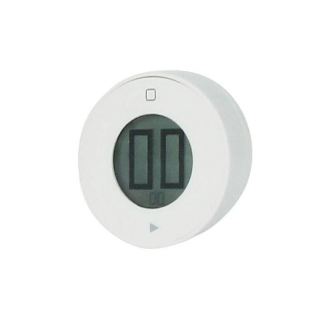 Minuteur et chronom&egrave;tre digital blanc