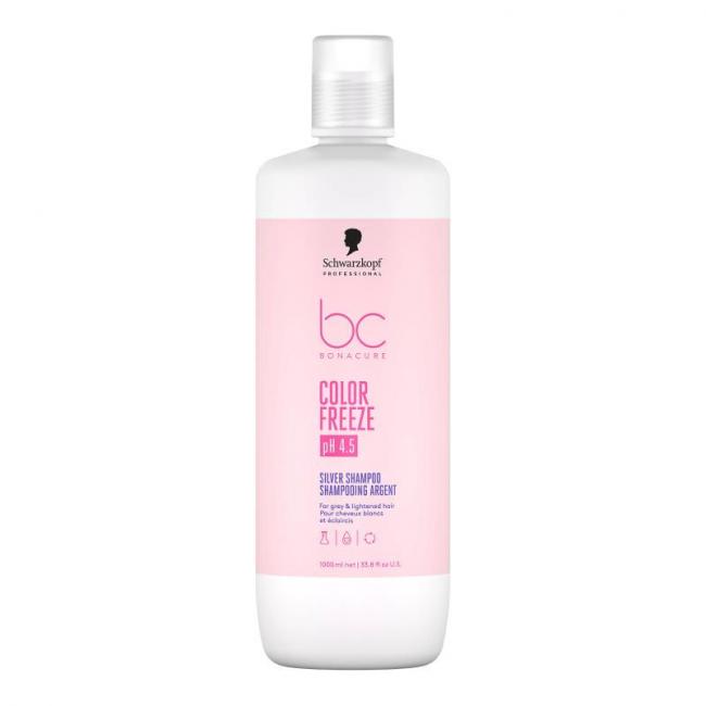 Shampoing argent BC Color Freeze pH 4.5 - cheveux blancs et &eacute;claircis