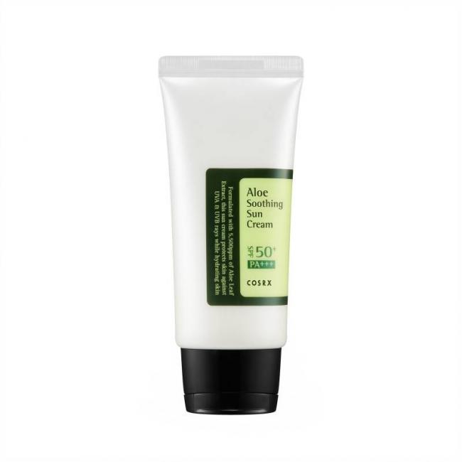 Cr&egrave;me solaire apaisante &agrave; l&rsquo;alo&egrave;s SPF50+ PA+++