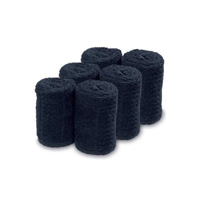 Serviettes pour chauffe-serviette vapeur x6 Noir