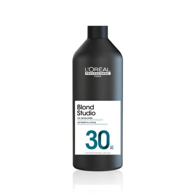 Oxydant huile 30 volumes Blond Studio sp&eacute;cifique poudres 9 tons