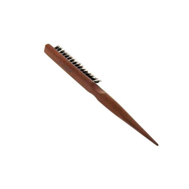Brosse &agrave; cr&ecirc;per en bois - 3 rang&eacute;es