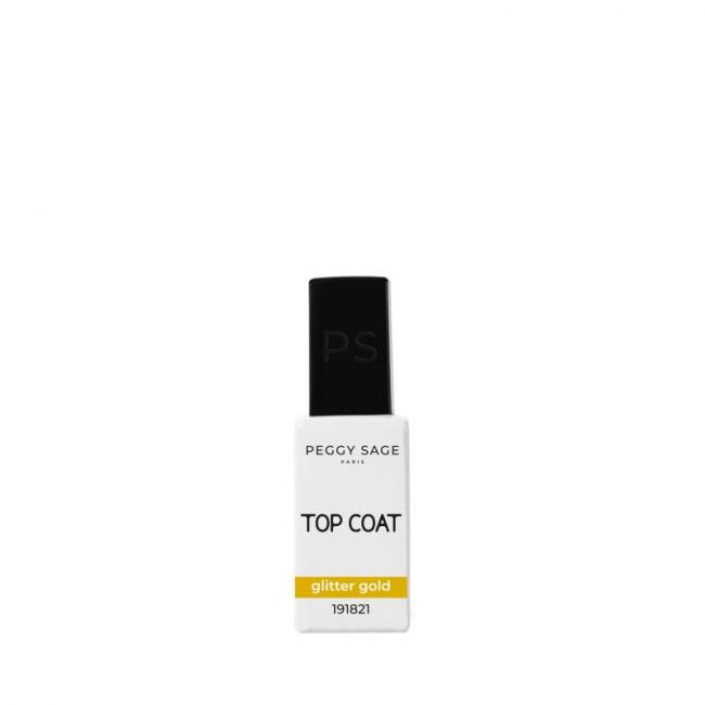 Top Coat glitter gold &ndash; protection, brillance, effet scintillant
