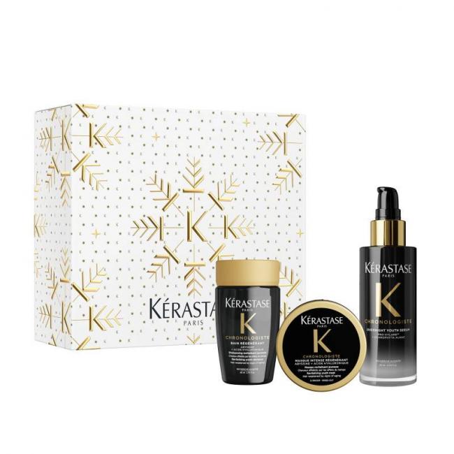 Coffret trio Chronologiste - bain, masque et s&eacute;rum - r&eacute;g&eacute;n&eacute;ration anti-&acirc;ge