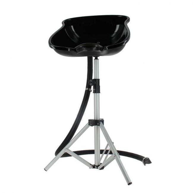 Lave t&ecirc;te pliable & portatif Noir