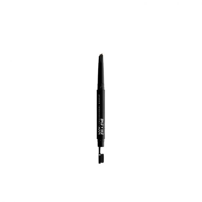 Crayon &agrave; sourcils double-embout Fill & Fluff Ash Brown 1.4g