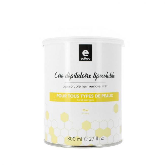 Pot de cire d&eacute;pilatoire liposoluble Miel