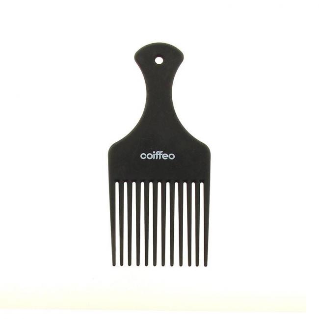 Peigne afro carbone - petit mod&egrave;le