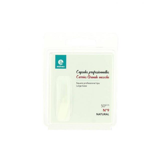 50 capsules prof. universelles carrees n&deg;9 grande encoche naturel
