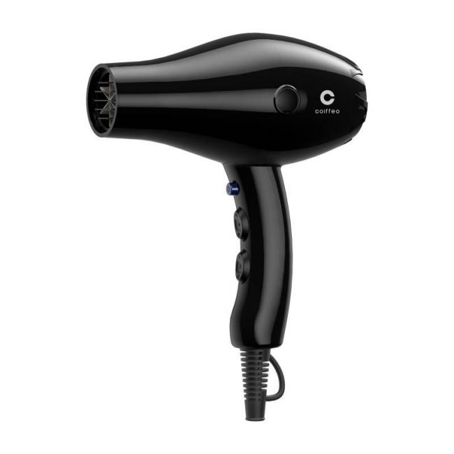 S&egrave;che-cheveux professionnel compact 2000W Noir - L&eacute;ger et silencieux