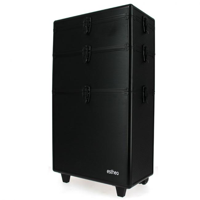 Valise professionnelle &agrave; 2 roulettes Noir