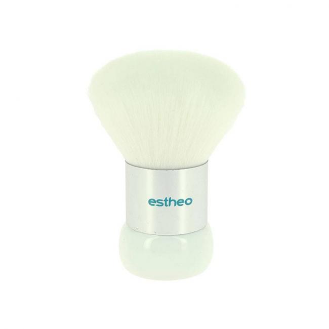Pinceau anti-poussière Blanc & Argent