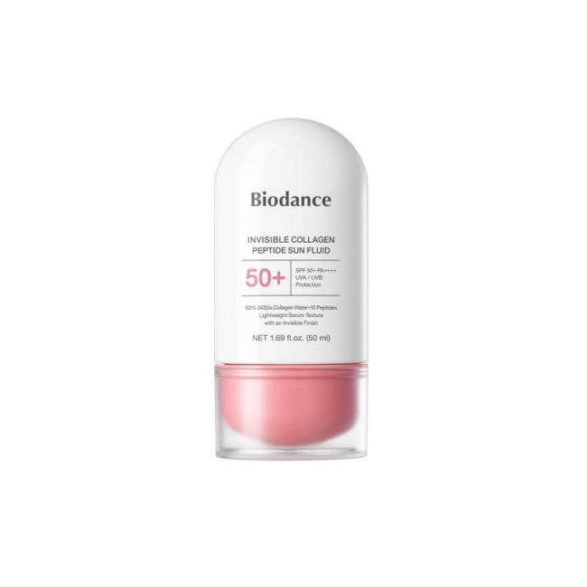 Fluide solaire Invisible Collagen Peptide &ndash; protection, hydratation, fermet&eacute;