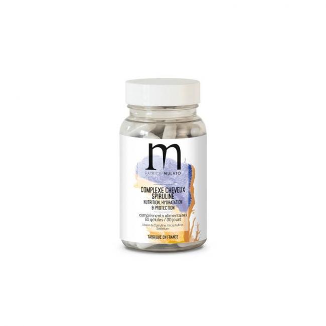 Complexe cheveux Spiruline - Nutrition hydratation & protection 60 g&eacute;lules