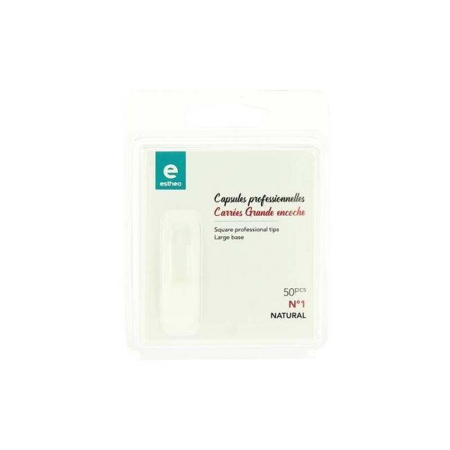 50 capsules prof. universelles carrees n&deg;1 grande encoche naturel