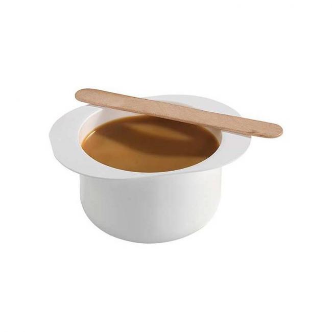 Pot de cire chaude &agrave; &eacute;piler Miel