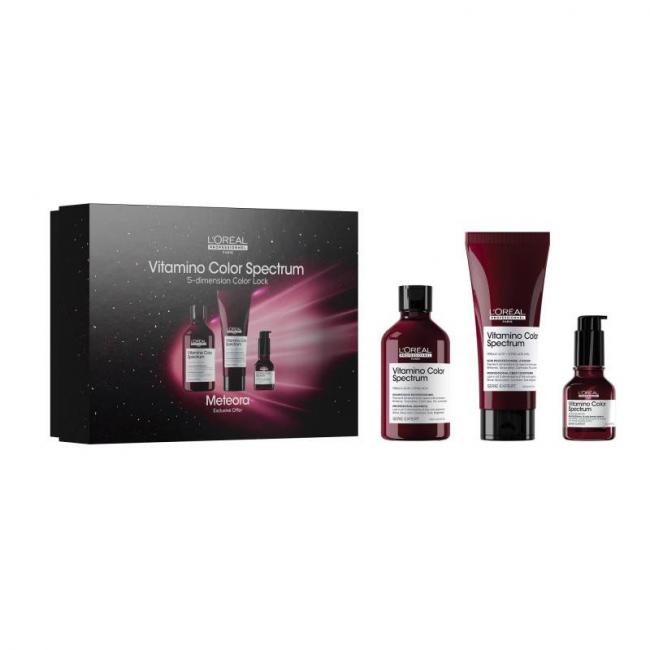 Coffret capillaire trio Vitamino Color Spectrum &ndash; &eacute;clat, protection, brillance