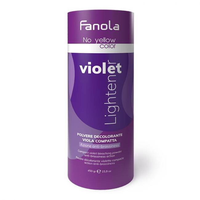 Poudre d&eacute;colorante violette compacte